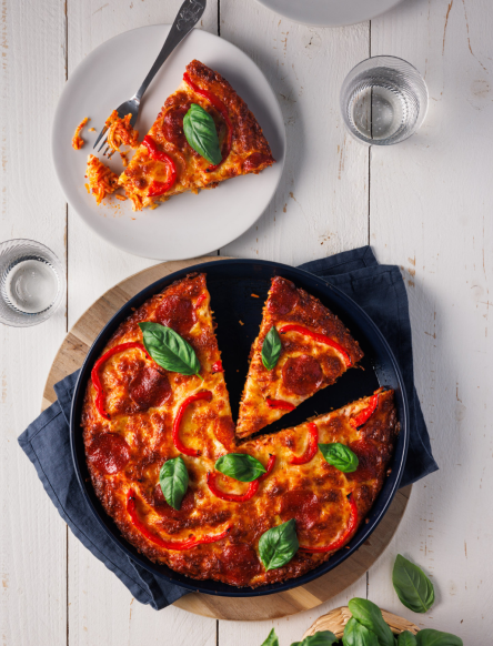 Möwe Spaghetti-Pizza