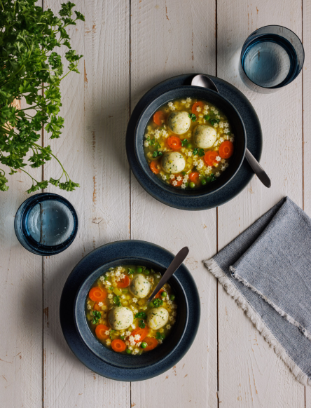 Möwe Sternchen in Gemüsesuppe