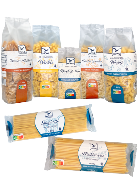 Diverse Möwe Produkte