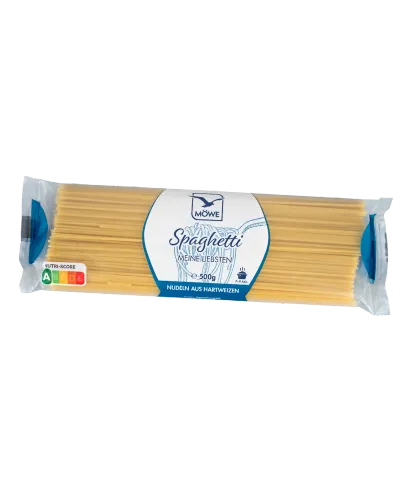 Möwe  Meine Liebsten Spaghetti in der Verpackung