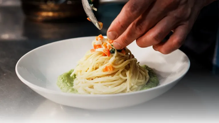 Möwe Spaghetti